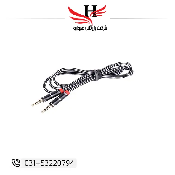 کابل صدا 1 به 1 پاناتک AUX با کیفیت مناسب انتقال صدا گزینه اقتصادی برای خرید عمده و پخش همکاری از هیوارو